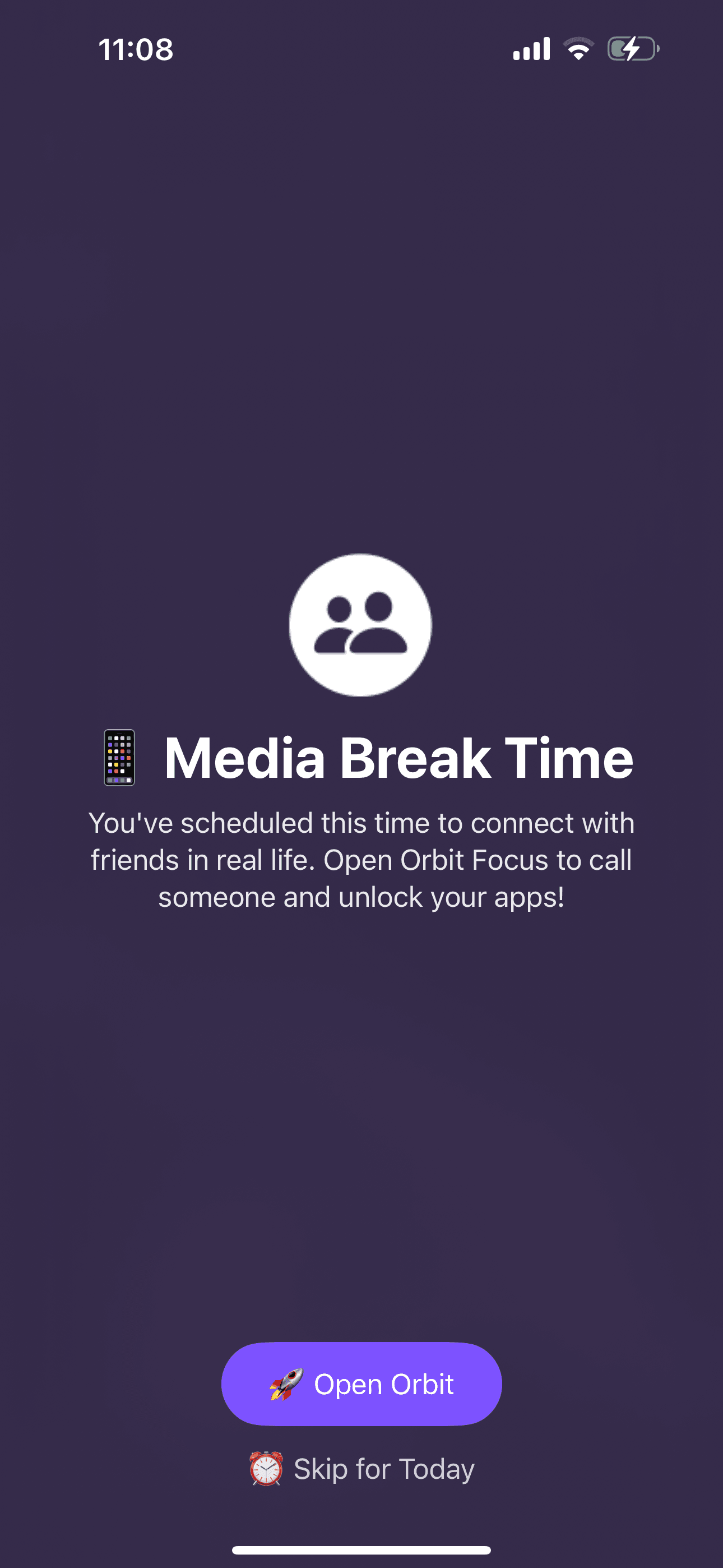 Media Break Time - Encouraging real connections